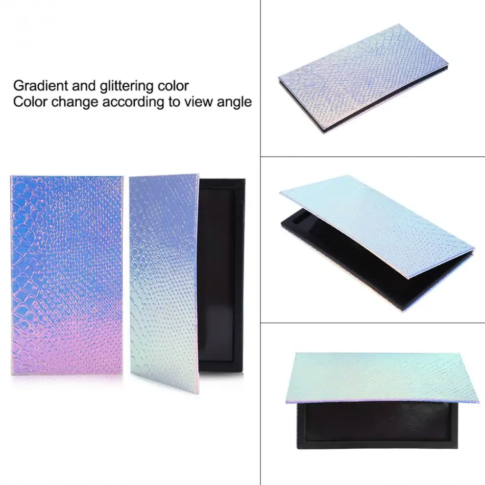 

18*10CM Fish-scale Empty Eyeshadow Palette 1pc Cosmetics Gradient Travel Filling Powder Eye Shadow Lipstick Makeup Storage Tools