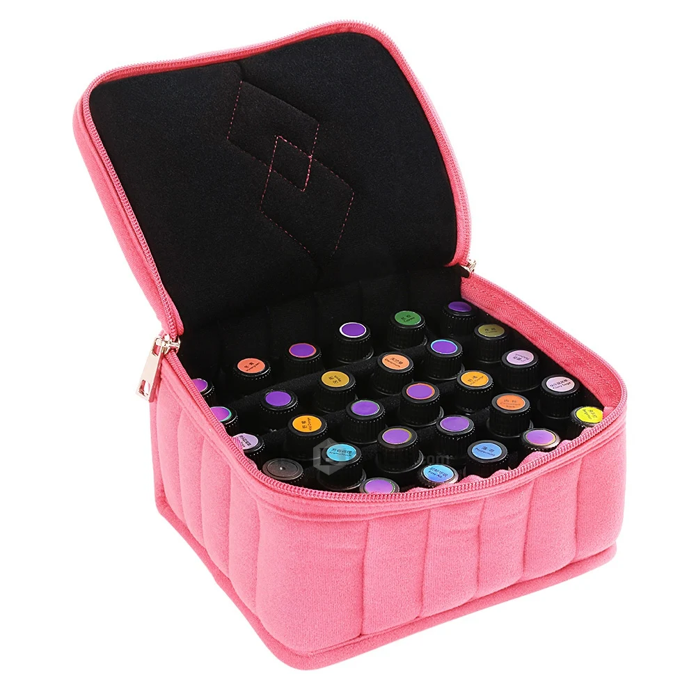 Portable Essential Oils Storage font b Case b font Esential Oil Roll On 30 Bottles Essential