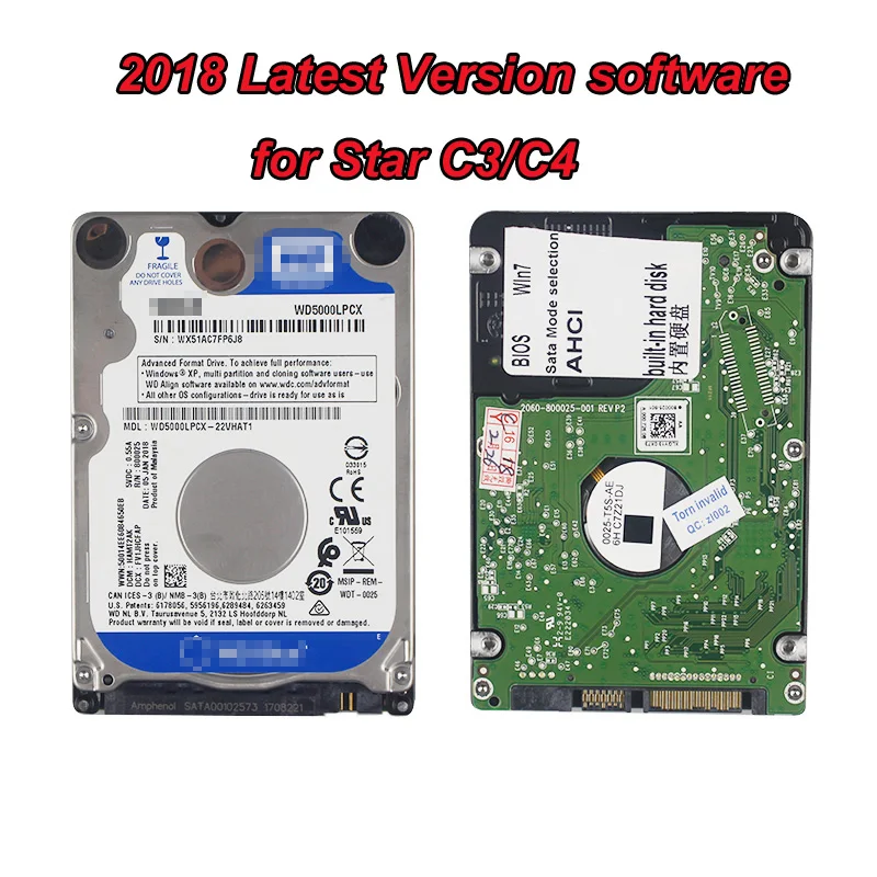 

12/2018 HDD Software For MB STAR C4 SD connect c4, fit for mb star c5, avaliable for mb star c3 with fully function software SSD