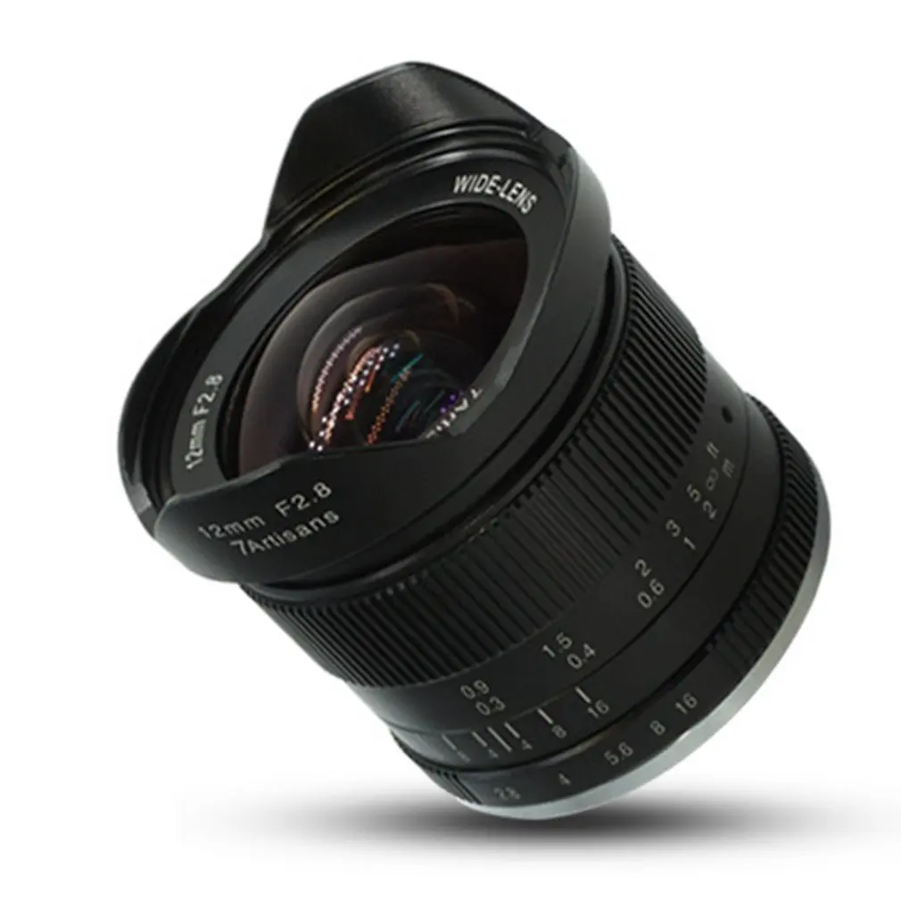 

7 12mm f2.8, Ultra Wide Angle Lens for Cameras Manual Focus Fixed Lens