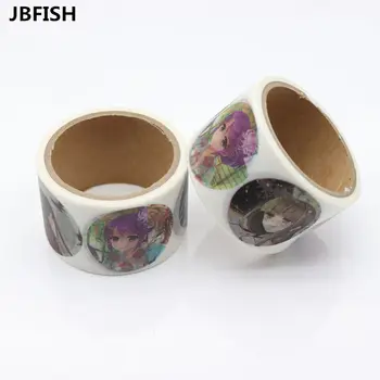 

JBFISH Beautiful DIY Japanese Paper 5M Washi Tapes Girls Colored Masking Tapes Decorative Adhesive Tapes Scrapbooking Tools 9008