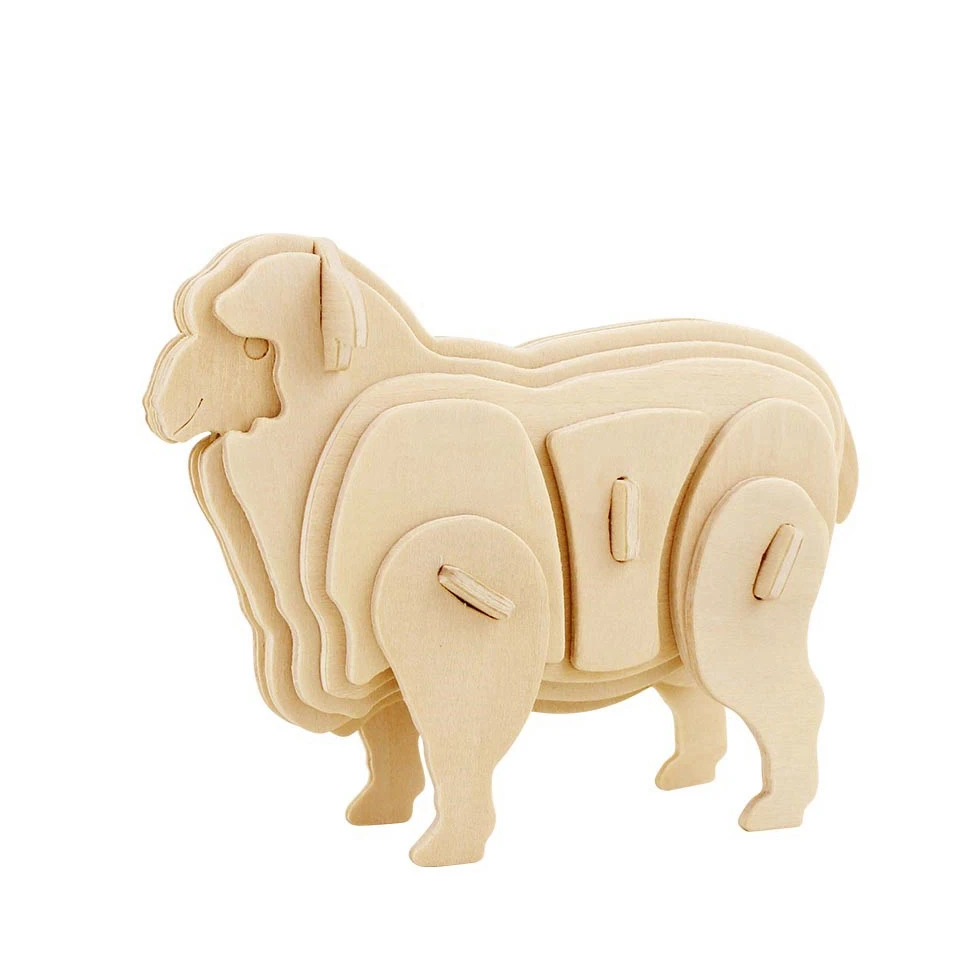 Buy Robud 3D Cute Farm Animal Puzzle Wooden Model