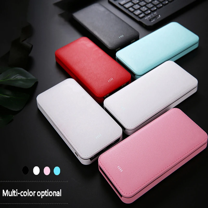 

20000mAh power bank Ultra-thin charging treasure Fashion youth version of large-capacity mobile power For xiaomi For Huawei Top