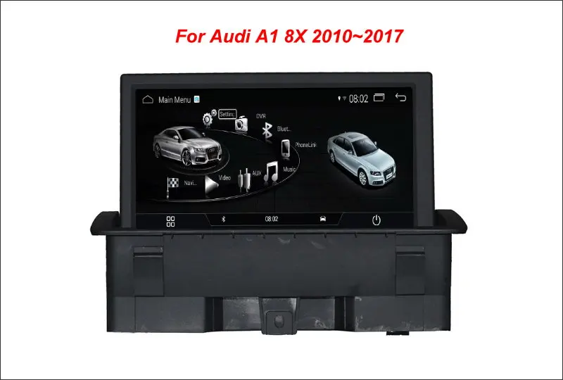 Liislee автомобильный Android мультимедиа для Audi A1 8X 2010~ стерео видео Радио BT wifi CD DVD плеер gps карта NAV навигационная система - Цвет: 8661-without