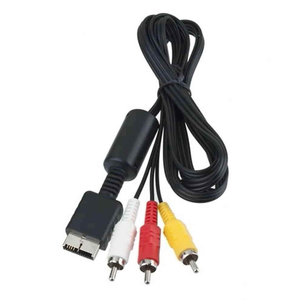 

HAOBA 1.8m to 5 RCA AV Cable for PS3 rca cable AV Component TV Video Cable for Playstation 3 High quality for PS4 Game 6ft