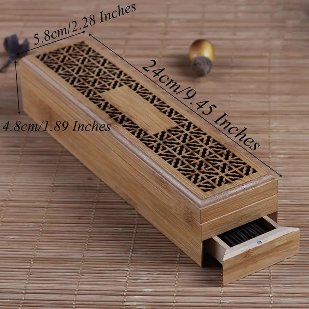 Ладан горелка подставка для ароматических палочек с ящиком Joss-Stick коробка полый ароматерапия дзен лежащий курильщик домашний офис Чайный домик