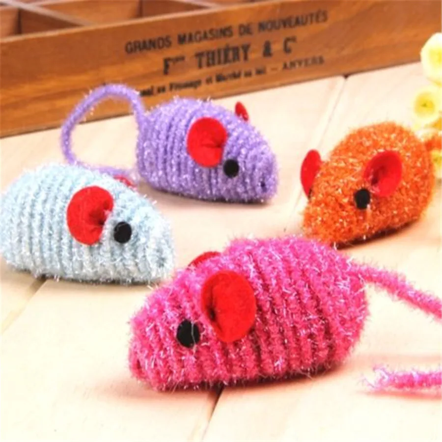 Fd3463 Neue Rot Ohr Maus Mäuse Kätzchen Katze Pet Chase