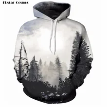 PLstar Cosmos 2018 New Arrival 3D Men Hoodie Print Fashion Front Pocket Loose Fit Coat Over Hooded Harajuku Style Pullover