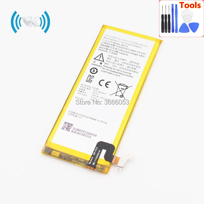 VK новая 3020 mAh/11.63Wh 3 8 V HE312 запасная батарея для SHARP Z3 L900s перезаряжаемая литий