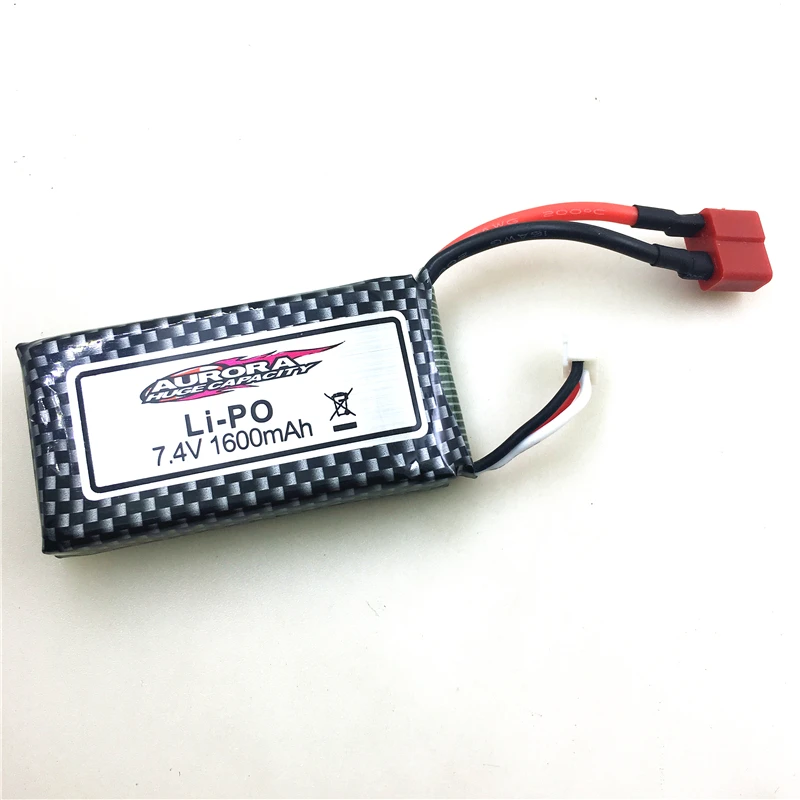Billig (Auf Lager) 7,4 v 1600mah Lipo Batterie Für XINLEHONG 9125 Fernbedienung Rc Auto Ersatzteile 9125 batterie Zubehör