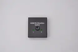HDMI 2.0 переключатель 2 Порты Би-направление ручной переключатель 2x1 с аудио Выход или HDMI AB Переключатель 1080 P 4 К 3D Поддержка