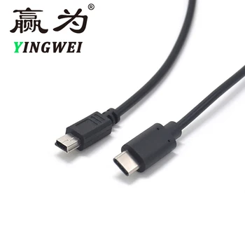 

2 m USB3.1 USB Type-C to Mini USB 5Pin T Port Data Charging Line Male Connector to Mini USB Cable Power Supply SLR Camera