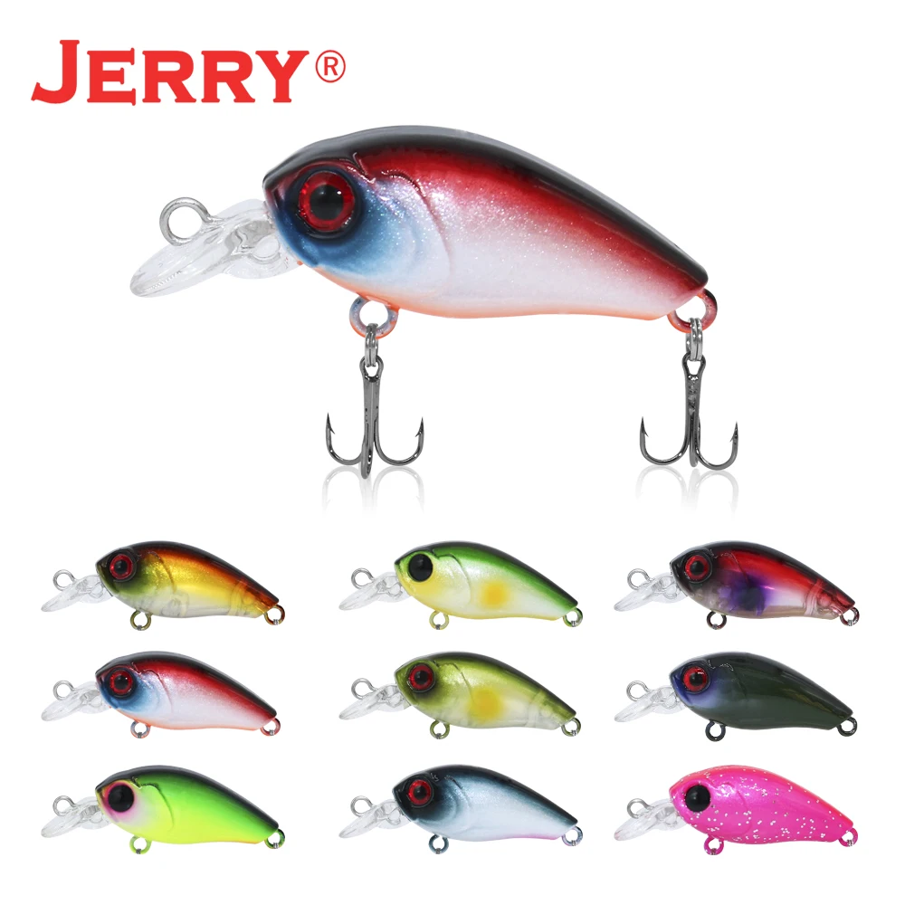 

Jerry Riser 36mm 3.8g mixed colors micro crankbait fishing lure artificial hard bait fishing wobblers