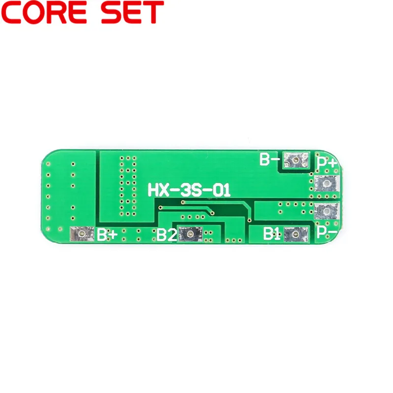 3 S 12V BMS 18650 батарея печатная плата для зарядного устройства модуль 18650 12,6 V 6A bms литий-ионный аккумулятор Защитная плата 3 S зарядное устройство электронный DIY