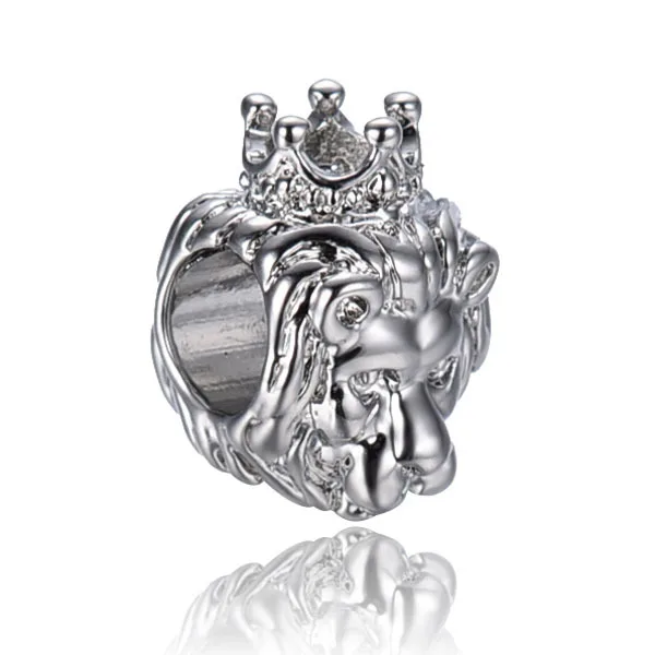 Free Shipping Lion King Of Jungle European Big Hole Bead Charm