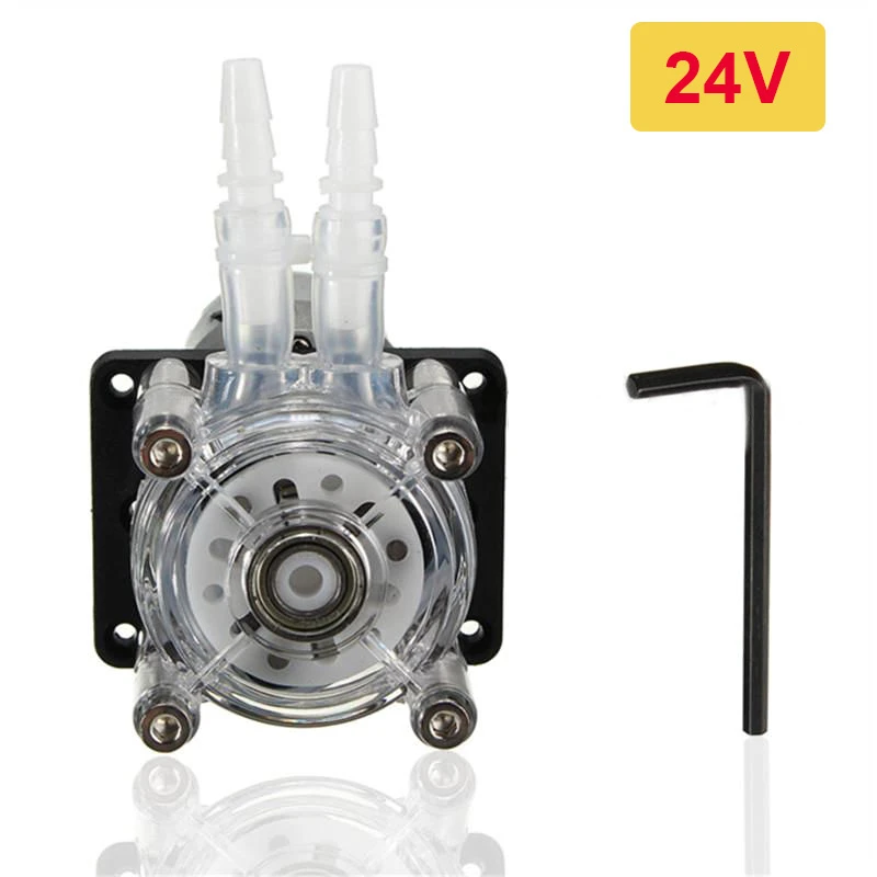 

24V 400ml/min Peristaltic Pump Dosing Pump Vacuum Aquarium Lab Analytical Water