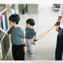 2 в 1, детский браслет с защитой от потери, вращающийся на 360 градусов, детский ремень безопасности, веревка, поводок для прогулок, ручной ремень для детей ясельного возраста, для близнецов