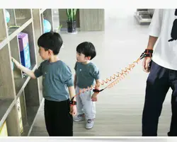 2 в 1 детские Нескользящие потерянный браслет 360 градусов вращающийся детские ремни безопасности ремень веревка Прогулки поводок руки