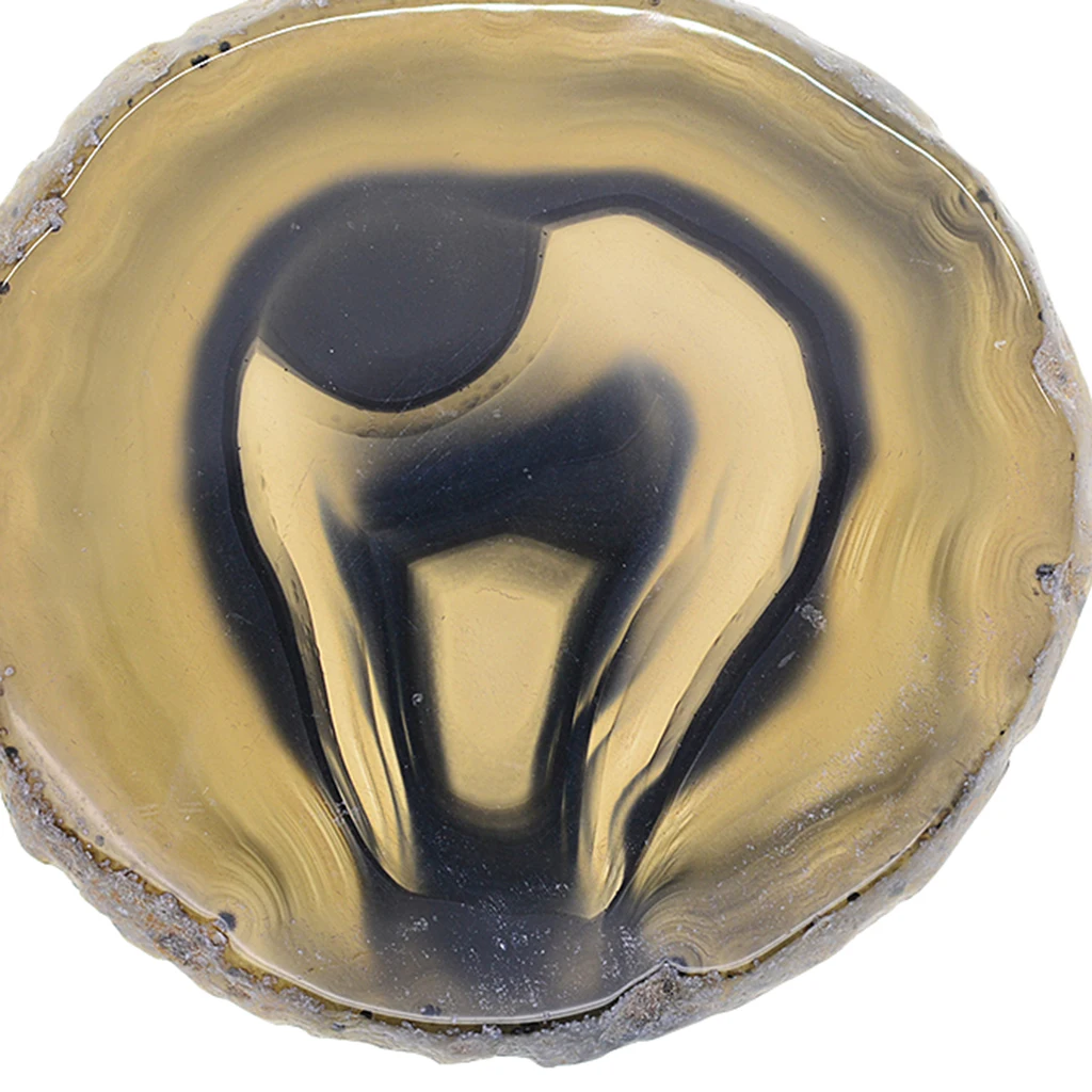 3Pcs Natural Agate Slices Irregular Round /Oval Crystal Quartz Stone Pendant Charms DIY Supply Home Decorations Group 6#