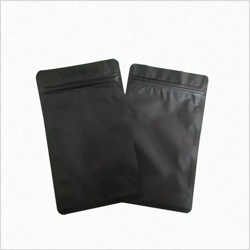 30pcs black Aluminum Foil Gift Candy Bags Wedding Packaging Bag Recyclable Food packaging coffee