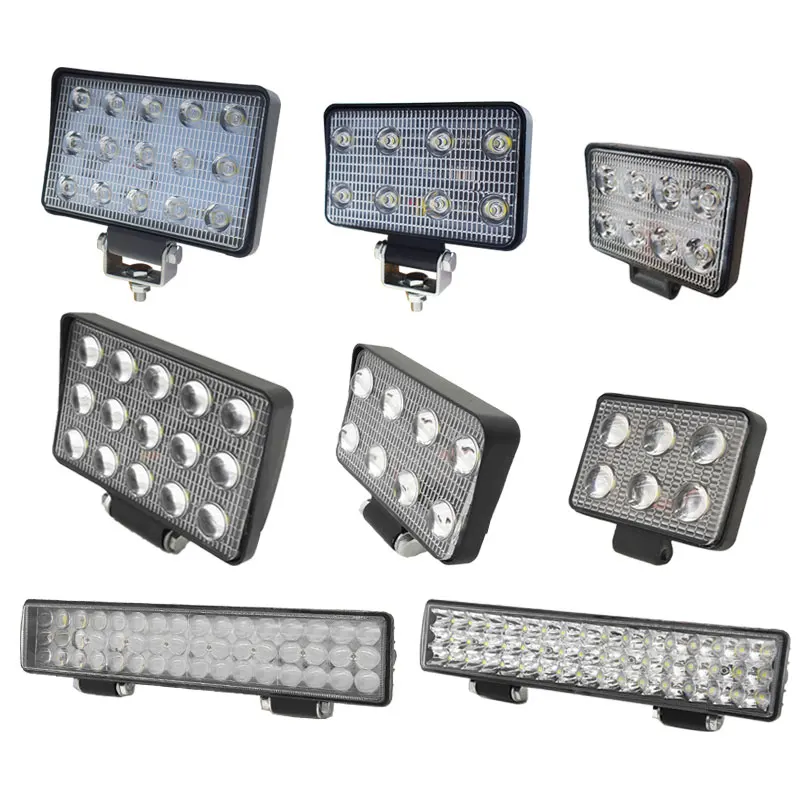 

Ultra-thin Automobile Led Spotlight 12 Volt 24v Truck Headlight Reversing Lamp Engineering Truck Excavator High Light Spotlight