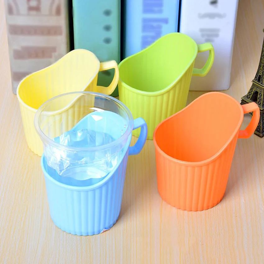 

1PC Plastic Thermal Insulation Cup Holder Drinking Accessories Cup Stand Disposable Paper Cup Household Cups Holders