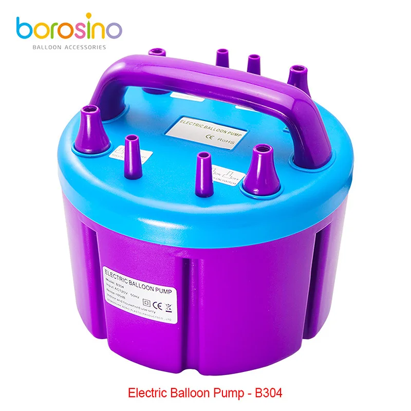 

B304 Free Shipping High Power Four Filling Nozzle Inflatable Electric Balloon Pump Air Inflator Machine