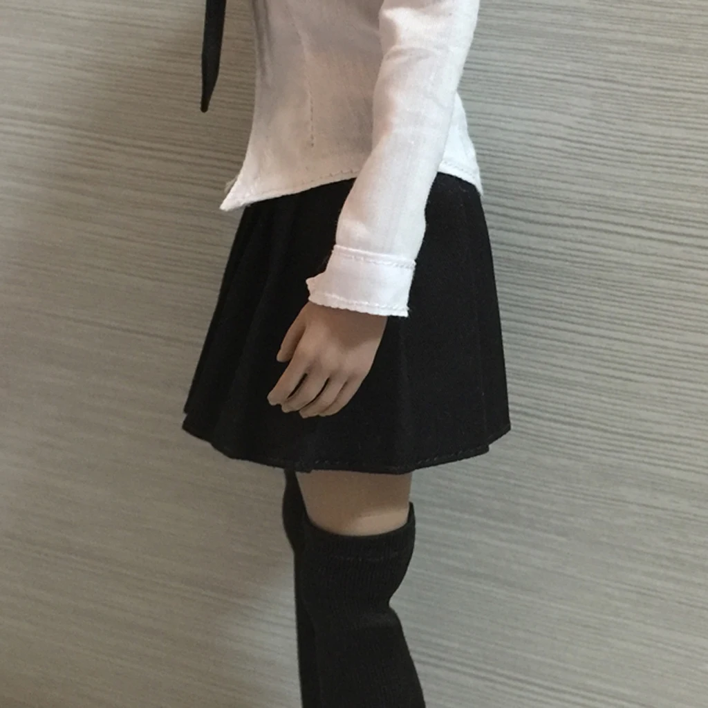 2Pcs 1:6 Scale Female Skirt Pants Clothes for 12