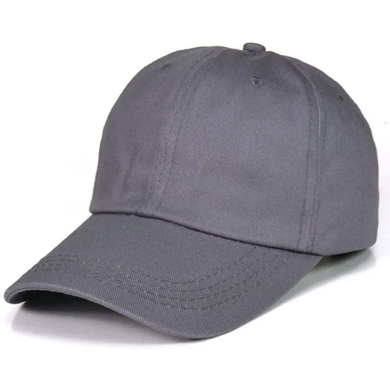 Blank Plain Panel Baseball Cap 100 Cotton Dad Hat For Men Women