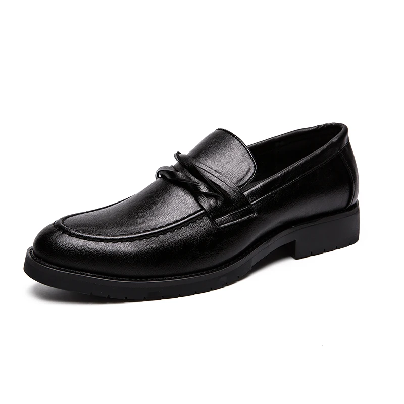 men designer formal leather shoes slip on unique dress male footwear wedding italian luxury brand elegant oxford shoes for men (1)