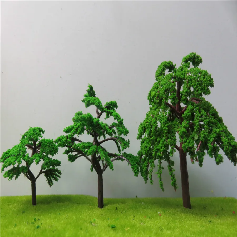 architecture scale plastic miniature model  artificial tree14