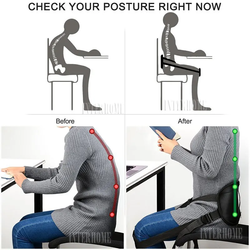 Корректор осанки для взрослых, поддерживающий пояс для ключицы, лучше сидящий пояс для позвоночника, поддержка спины для женщин и мужчин