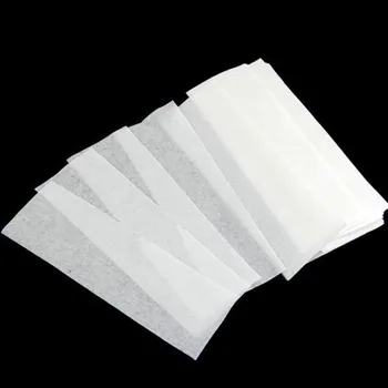 

top sale 100pcs/set New Hair Removal Remove Epilator Paper Waxing Depilatory Strip Nonwoven