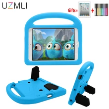 Для iPad 2/3/4 ЕВА птицы противоударный чехол для iPad2 iPad3 iPad4, коксовое покрытие Для детей милые крылья Стенд защитный чехол+ подарок