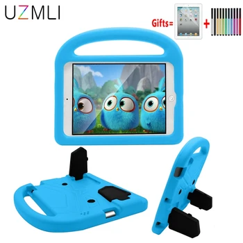 

For iPad 2/3/4 EVA Birds Shockproof Case for iPad2 iPad3 iPad4 Funda Coque Children Kids Cute wings Stand Protective Cover+Gift