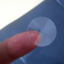 Пустые прозрачные упаковочные наклейки 25 мм 1 дюйм круглый из ПВХ наклейки 540 шт в партии