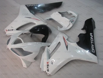 

Daytona 2009 - 2012 Abs Fairing for Triumph 675 11 12 Motorcycle Fairing Daytona 09 10 Black White Fairings