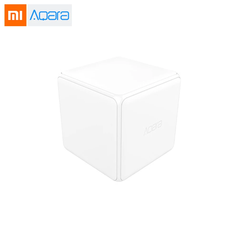 

Xiaomi Mi Aqara Magic Cube Controller Zigbee Version Controlled by Six Actions For Smart Home Device Work with Mijia Home App