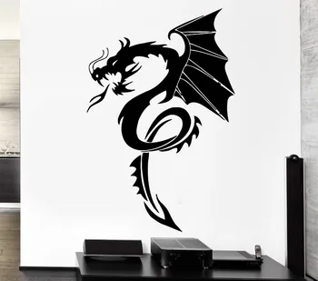 

Art Wall Decal Dragon Myth Movie Fantasy Monster Cool Interior Decor Wall Stickers DIY House Decoration Vinilos adesivo NY-332
