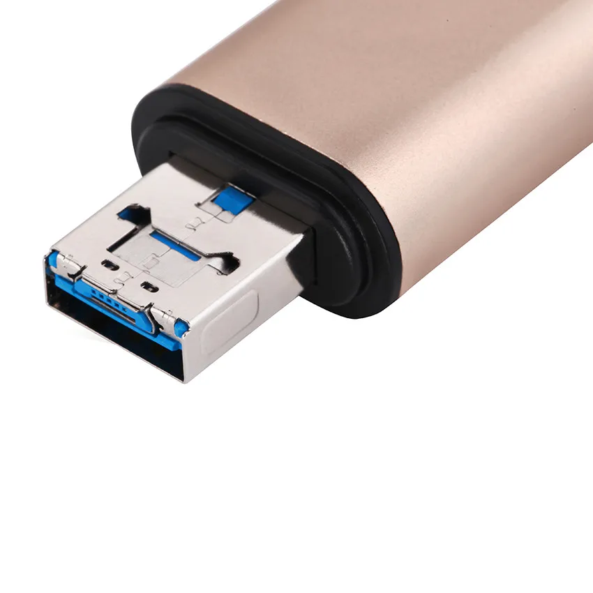 Tofoco высокое качество 3 в 1 Card Reader Тип USB c Micro USB Combo 2 TF слот для SD Card Reader OTG карты