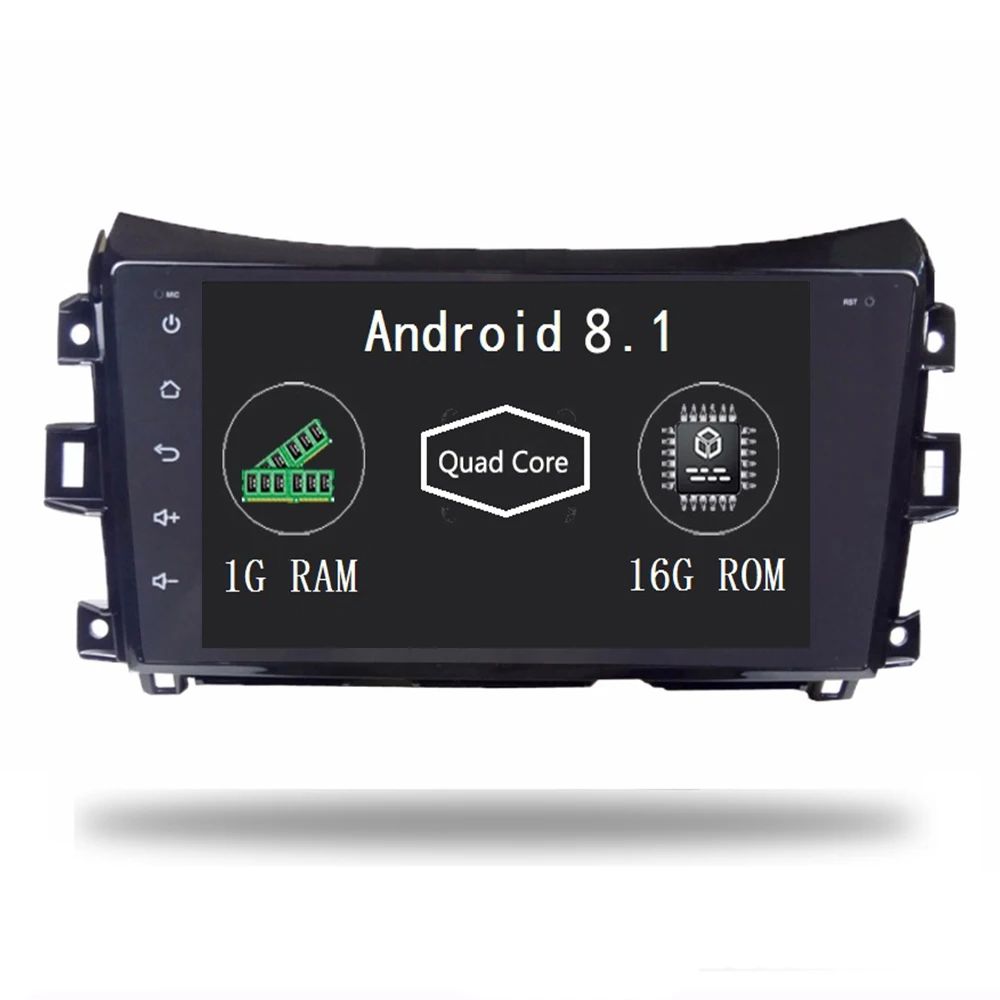Flash Deal Android 8.1 Car Radio GPS for Nissan Navara NP300 D23 D40 Car Multimedia AutoRadio Stereo Video Audio Player Head Unit Wifi Blue 3