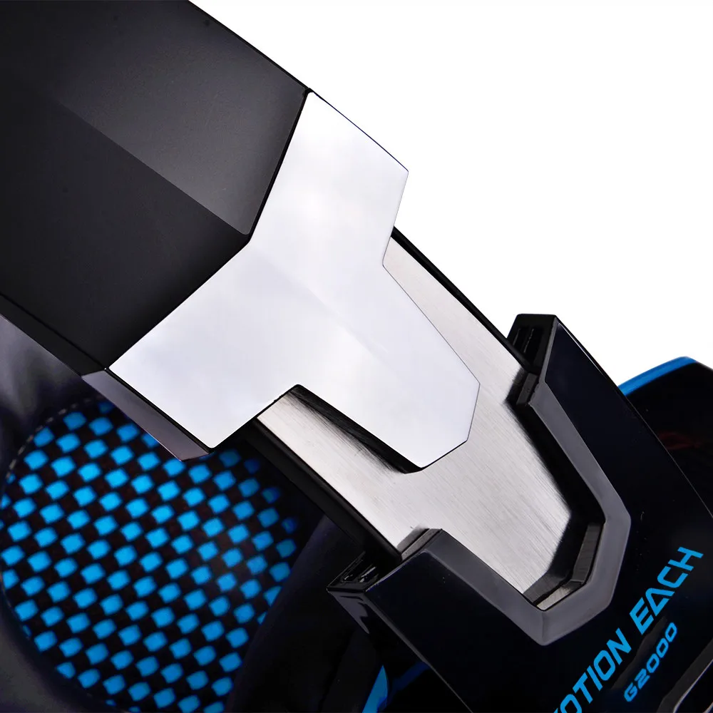  3.5mm&USB Stereo Gaming Headset PC wired headphones withLED Light strong Bass headphone with Microp