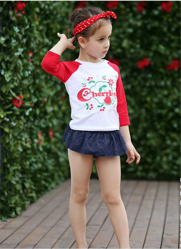 新サマーガールズかわいい水着長袖水着子供日焼け水着子供水着速乾性 Swim Drying Aliexpress