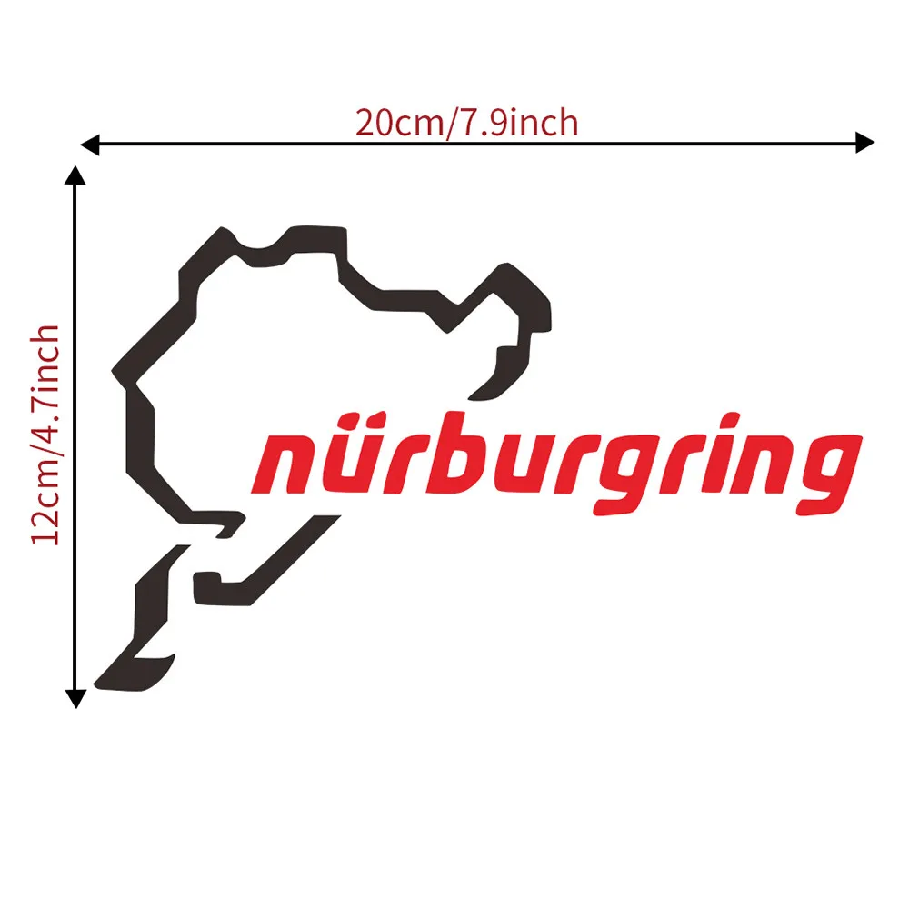 Стикеры для автомобиля Nurburgring стикеры гоночной трассы забавные наклейки на окна