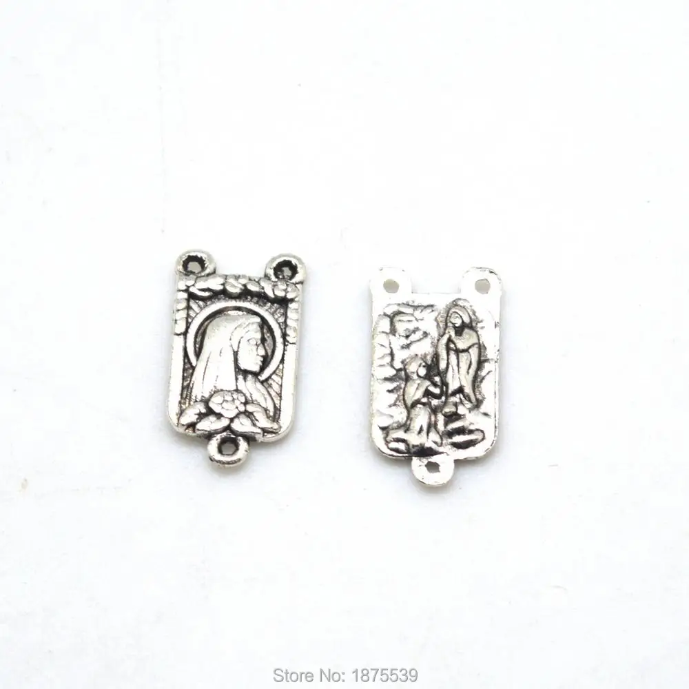 

Fashion Alloy Beautiful Rosary Centerpiece Two Side Different Mary