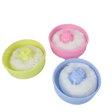 Портативное пластиковое стеганое покрывало для младенца коробка держатель квадратная губка контейнер случай случайный как показано на рисунке