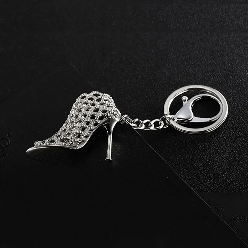 Женский ажурный держатель брелок на высоком каблуке|handbag pendant|high heel shoe keychainbest keychain
