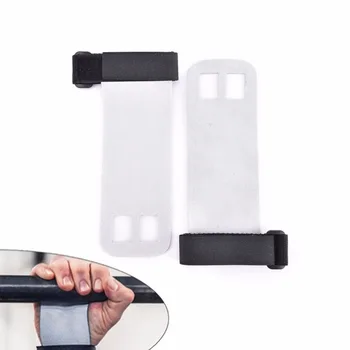 

1 Pair S/M/L Synthetic Leather Hand Grip Crossfit Gymnastics Guard Palm Protectors Glove Pull Up Bar