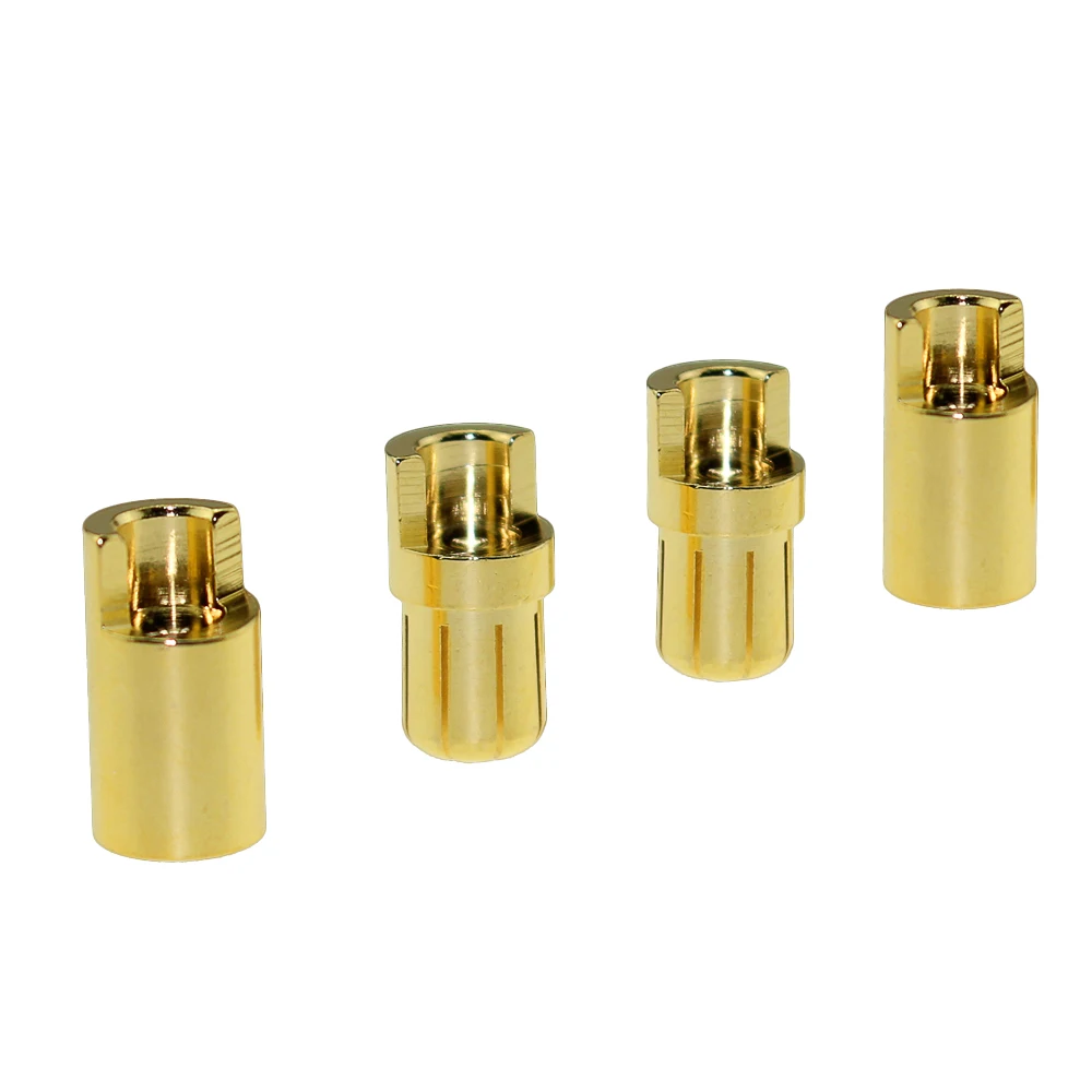 10 парт/Лот 20 пар AMASS 2 0 4 6 5 мм банановый Позолоченный разъем Bullet Plug с ремнем