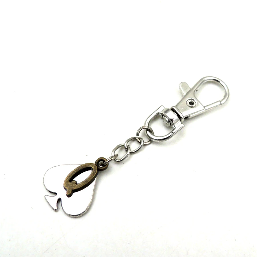 

10pcs QUEEN OF SPADES INSPIRED KEYCHAIN MFM FERTISH UNIQUE GIFT SEXY LIFESTYLE 2018 new wholesale KC037